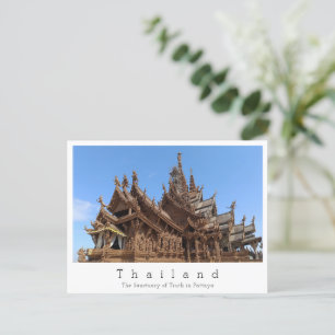 Heiligtum der Wahrheit, Pattaya, Thailand Postkarte