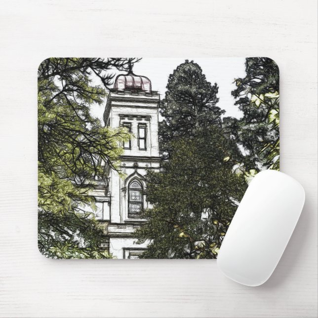 Heiligtum inmitten der Bäume Mousepad (Mit Mouse)