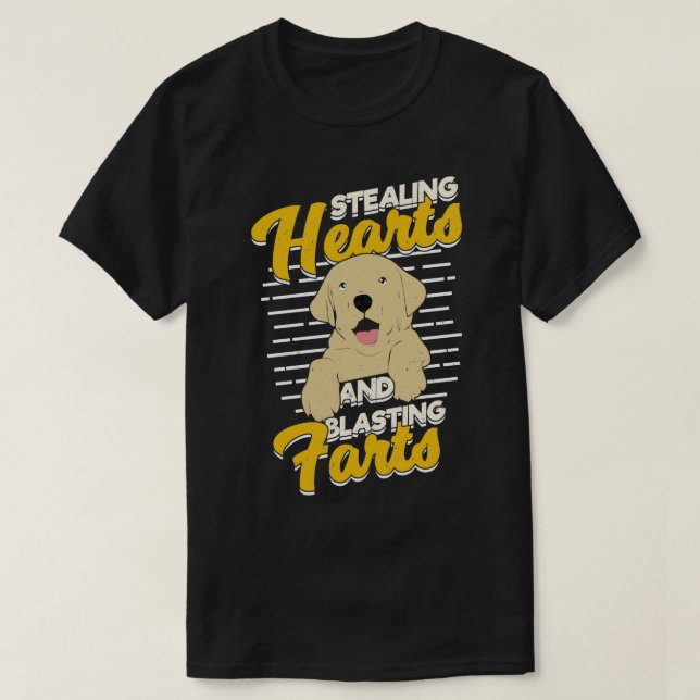 Heilkrämpfe und Blade-Furzen Labrador-Geschenk T-Shirt (Design vorne)