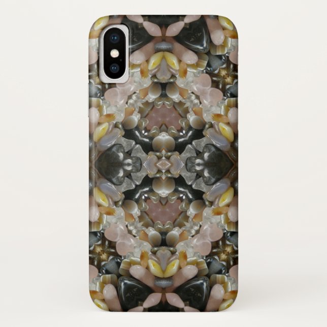 Heilkristalle Mandala Fraktal Case-Mate iPhone Hülle (Rückseite)