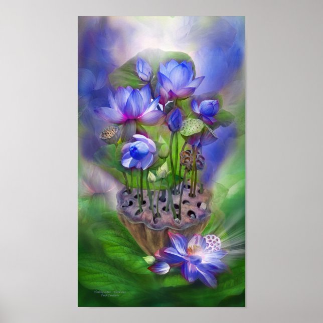 Heillotos - Drittes Eye Fine Art Poster/Print Poster (Vorne)