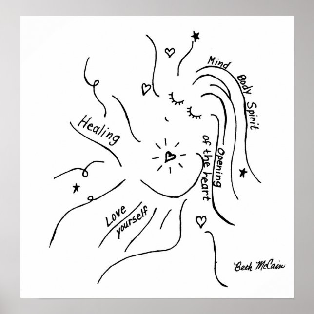 'Heilmittel'-Poster Poster (Vorne)