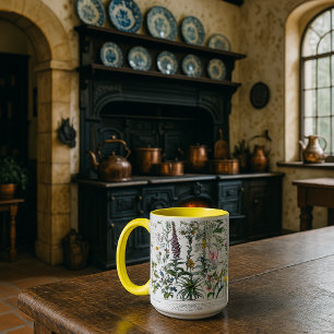 Heilpflanzen & Blumen von Adolphe Millot Tasse