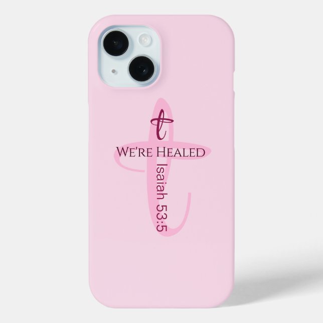 Heilt durch Jesus Bible Verse Christlicher Glaube Case-Mate iPhone Hülle (Rückseite)