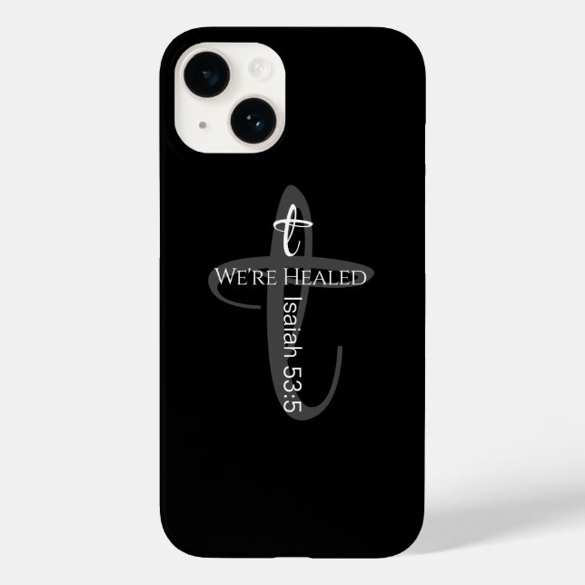 Heilt durch Jesus Bible Verse Christlicher Glaube Case-Mate iPhone Hülle (Rückseite)