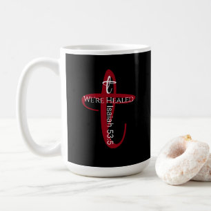 Heilt durch Jesus Bible Verse Christlicher Glaube Kaffeetasse