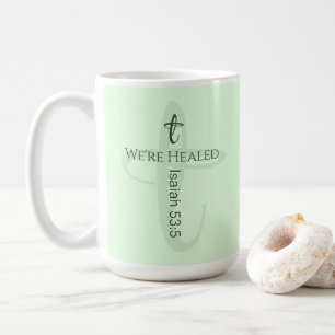 Heilt durch Jesus Bible Verse Christlicher Glaube Kaffeetasse