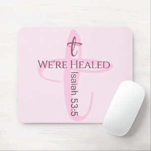 Heilt durch Jesus Bible Verse Christlicher Glaube Mousepad