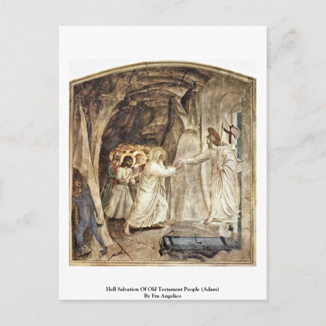 Heilung alter Testamentmenschen durch die Hölle (A Postkarte (Vorderseite)