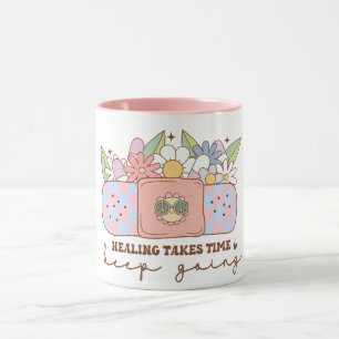 Heilung braucht Zeit Behaltend, psychische Gesundh Tasse