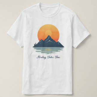 "Heilung braucht Zeit" T-Shirt mit Script-Schrift