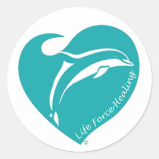 Heilung der Lebenskraft Runder Aufkleber