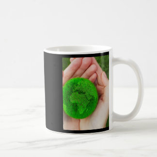Heilung des Planeten. Aufkleber Kaffeetasse