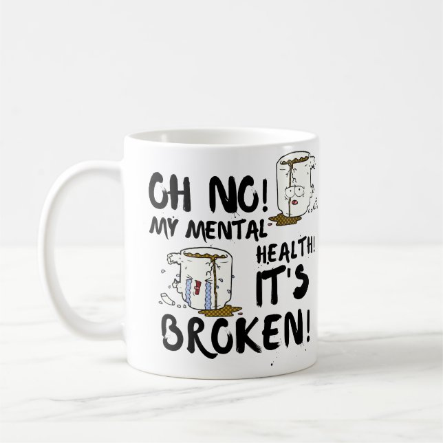 Heilung durch Brokenness Kaffeetasse (Links)
