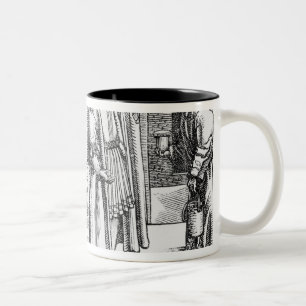 Heilung durch die Fürbitte eines Heilens Zweifarbige Tasse