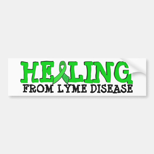 Heilung durch Lyme-Autoaufkleber Autoaufkleber (Vorne)