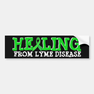 Heilung durch Lyme-Autoaufkleber Autoaufkleber