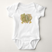 Heilung Herz Word Art Baby Kleidung