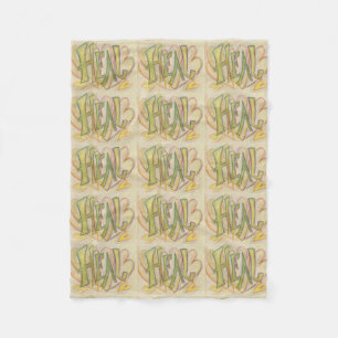 Heilung Herzenslust Word Art Soft Fleece Chemo Bla