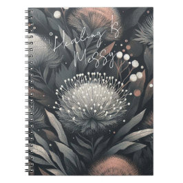 Heilung ist gesellig - Botanische Kunst in der Nac Notizblock