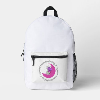 Heilung ist meine stille Revolution – Inspirierend Bedruckter Rucksack