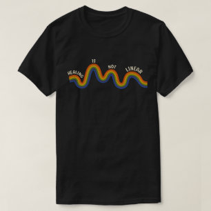 'Heilung ist nicht linear' Therapeut & Psychologe T-Shirt