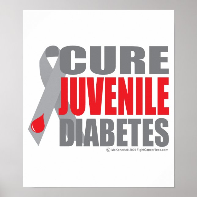 Heilung juveniler Diabetes Poster (Vorne)