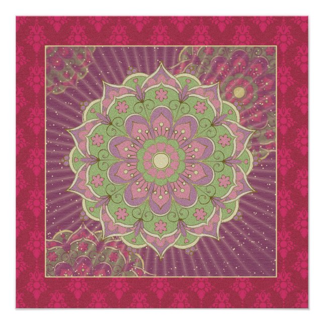 Heilung Mandala - Poster (Vorderseite)