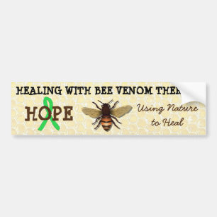 Heilung mit Bienengift-Therapie-Aufkleber Autoaufkleber