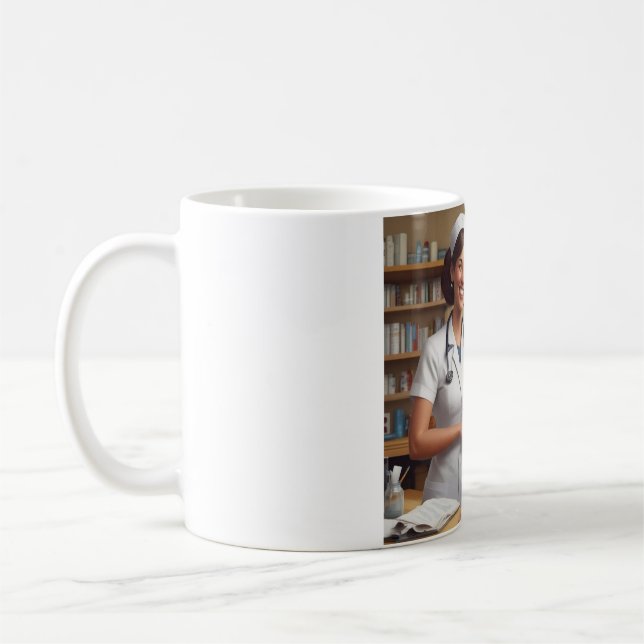 Heilung mit Lächeln Tasse: Freude mit jedem Si ver Kaffeetasse (Links)