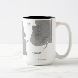 Heilung Verjüngung Oktopus Maureen Girard Meer Zweifarbige Tasse