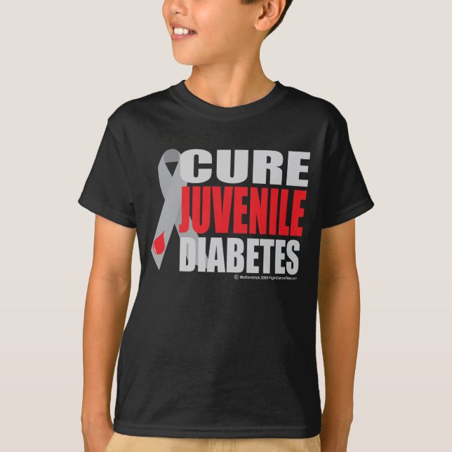Heilungs-Jugenddiabetes T-Shirt (Vorderseite)