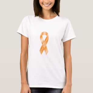Heilungs-Leukämie-orange Band-T - Shirt