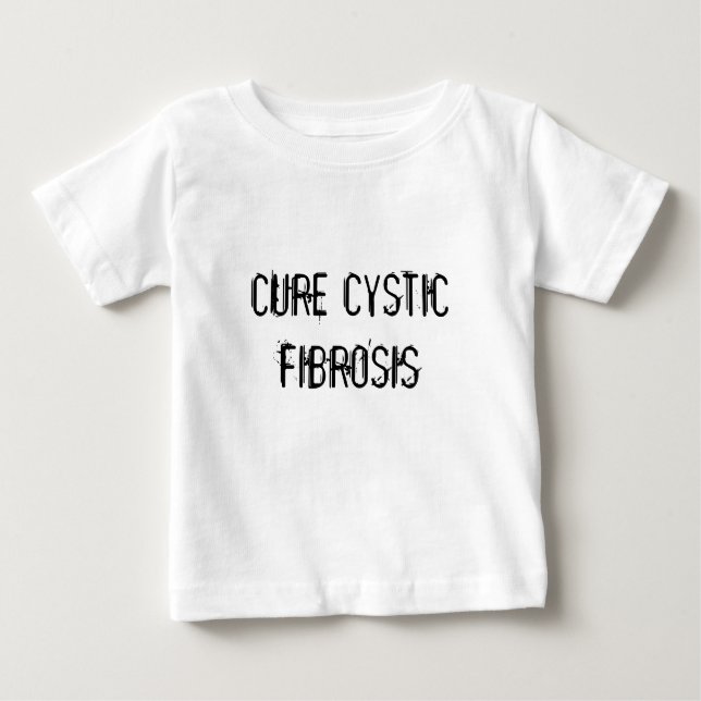 Heilungs-zystische Fibrose Baby T-shirt (Vorderseite)