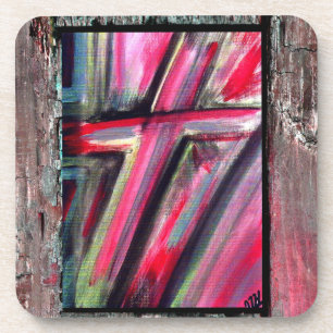 Heilungskreuz Getränkeuntersetzer