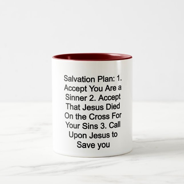 Heilungsplan Zweifarbige Tasse (Mittel)