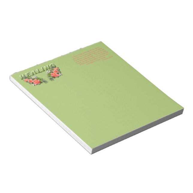 Heilverse Notizblock (angewinkelt)