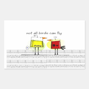 Heilvögel Rechteckiger Aufkleber