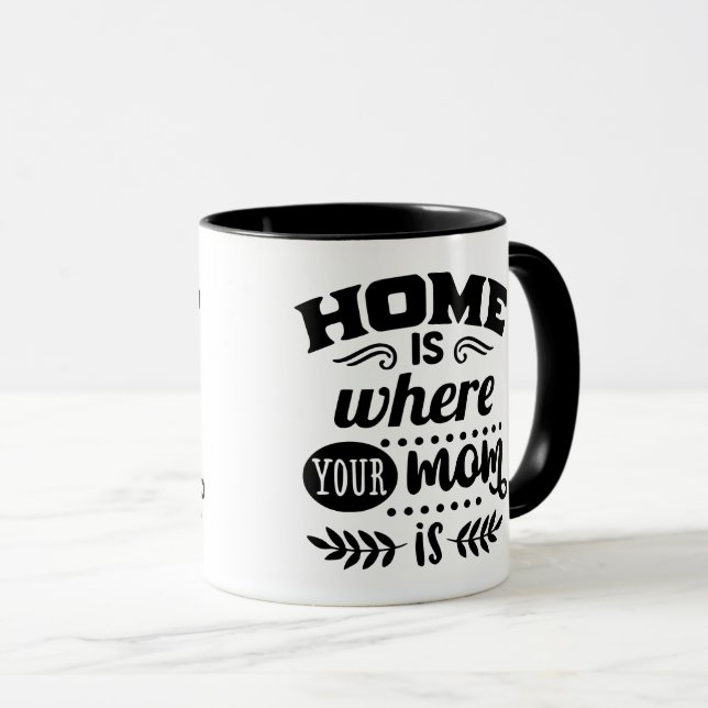 Heim-Mama Tasse (VorderseiteRechts)