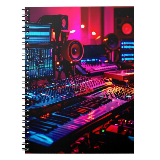 Heim-Musikstudio Notizblock (Vorderseite)