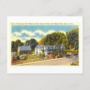 Heimat der Präsidenten Adams in Quincy, Massachuse Postkarte