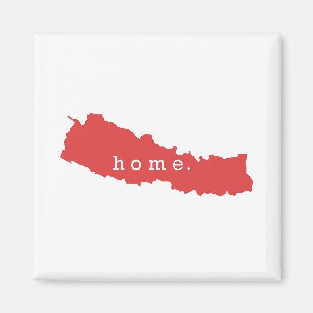 Heimat ist Nepal  Magnet (Vorne)