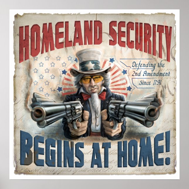 Heimat Security beginnt bei Zuhause Poster (Vorne)
