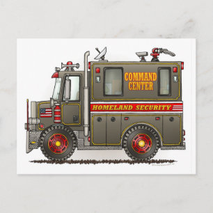 Heimat Security Truck Postkarte