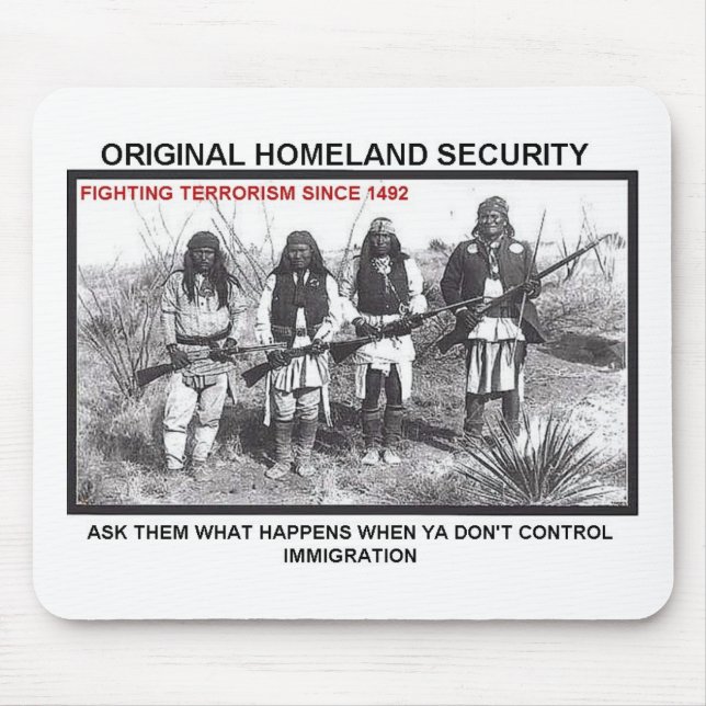 Heimat-Sicherheit 1492 Mousepad (Vorne)