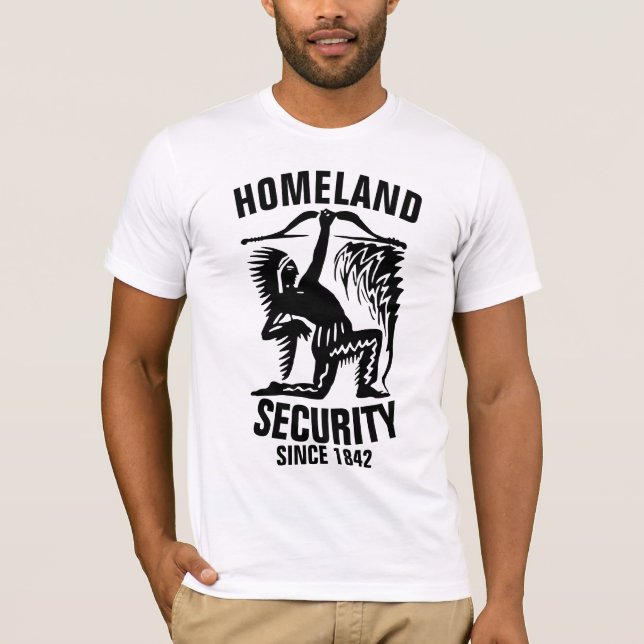 HEIMAT-SICHERHEIT, gebürtige Ureinwohner-T - T-Shirt (Vorderseite)