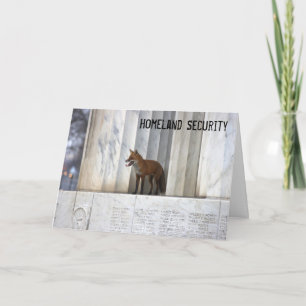 Heimat-Sicherheit Karte