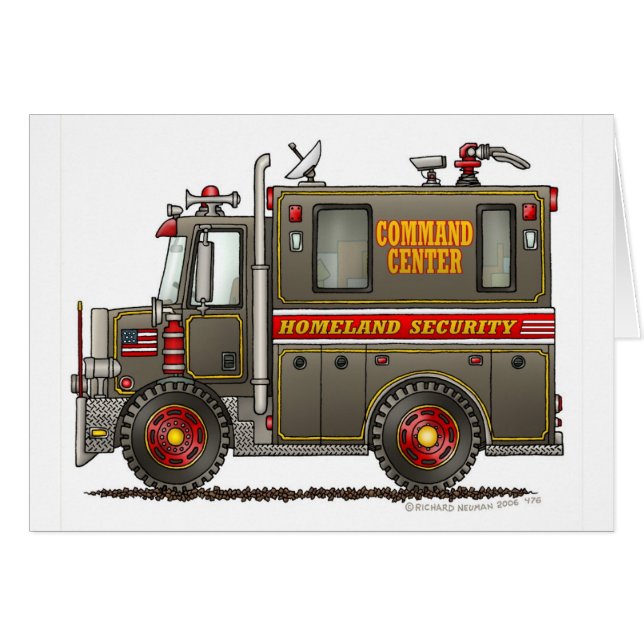 Heimat-Sicherheits-Befehls-LKW (Vorderseite (Horizontal))