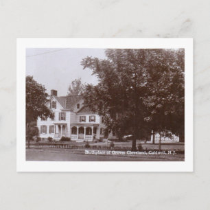 Heimat von Grover Cleveland, Caldwell, NJ Vintage Postkarte