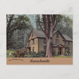Heimat von Louisa May Alcott Concord Massachusetts Postkarte